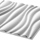 Fali panelek 12 pcs Fehér 50 x 50 cm