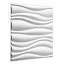 Fali panelek 12 pcs Fehér 50 x 50 cm