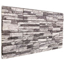 vidaXL Fali panelek 10 pcs Sötét szürke és világos szürke 100 x 50 cm