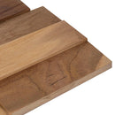 vidaXL Fali panelek 10 db Természetes 56 x 18 x 2 cm Tömör Teakfa