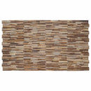 vidaXL Fali panelek 10 db Természetes 56 x 18 x 2 cm Tömör Teakfa