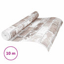 vidaXL 3D szilárd tapéta Csíkos Tégla 10 x 0,53 m Nem Szőtt Szövet