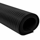 vidaXL Padló Szőnyeg Fekete 1 x 2 m Gumi