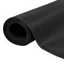 vidaXL Padló Szőnyeg Fekete 1 x 2 m Gumi