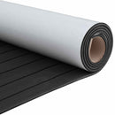 vidaXL Csónak Szőnyeg Csíkos Sötét Szürke és Fekete 240 x 90 cm EVA