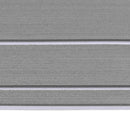 vidaXL Csónak Szőnyeg Csíkos Világosszürke és fehér 240 x 90 cm EVA