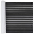 vidaXL Csónak Szőnyeg Csíkos Sötétszürke és Fehér 240 x 90 cm EVA