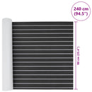 vidaXL Csónak Szőnyeg Csíkos Sötétszürke és Fehér 240 x 90 cm EVA