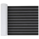 vidaXL Csónak Szőnyeg Csíkos Sötétszürke és Fehér 240 x 60 cm EVA