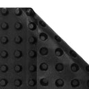 vidaXL Bordázott vízelvezető lap Fekete 0,5 x 10 m HDPE