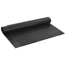 vidaXL Bordázott vízelvezető lap Fekete 1 x 10 m HDPE