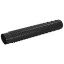 vidaXL Bordázott vízelvezető lap Fekete 1 x 10 m HDPE