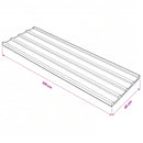 vidaXL Tetőpanel 12 pcs Szürke 129 x 45 cm Horganyzott acél