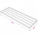 vidaXL Tetőpanel 12 db Barna 129 x 45 cm Horganyzott acél