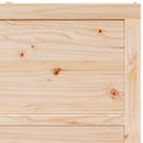 vidaXL Istállóajtó Természetes 100 x 2,5 x 208 cm Tömör Fenyőfa