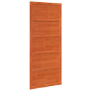 vidaXL Istállóajtó Viaszbarna 100 x 2,5 x 208 cm Tömör Fenyőfa