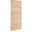 vidaXL Istállóajtó Természetes 90 x 2,5 x 208 cm Tömör Fenyőfa