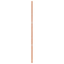 vidaXL Istállóajtó Viaszbarna 90 x 2,5 x 208 cm Tömör Fenyőfa