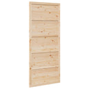 vidaXL Istállóajtó Természetes 80 x 2,5 x 208 cm Tömör Fenyőfa