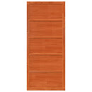 vidaXL Istállóajtó Viaszbarna 80 x 2,5 x 208 cm Tömör Fenyőfa