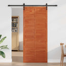 vidaXL Istállóajtó Viaszbarna 100 x 2,5 x 208 cm Tömör Fenyőfa