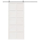 vidaXL Istállóajtó Fehér 80 x 2,5 x 208 cm Tömör Fenyőfa