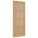vidaXL Belső Ajtó Természetes 83 x 211 cm Furnér