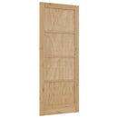 vidaXL Belső Ajtó Természetes 86 x 211 cm Furnér