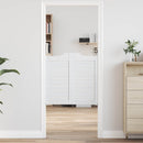 vidaXL Lengő Ajtók Fehér 80 x 40 cm Tömör Fenyőfa