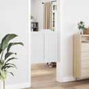 vidaXL Lengő Ajtók Fehér 80 x 40 cm Tömör Fenyőfa