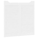 vidaXL Lengő Ajtók Fehér 100 x 50 cm Tömör Fenyőfa