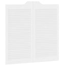 vidaXL Lengő Ajtók Fehér 100 x 50 cm Tömör Fenyőfa
