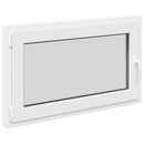 vidaXL Dönthető és forgatható pinceablak RISOR 100 x 70 cm PVC és Üveg