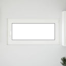 vidaXL Pinceablak RISOR 120 x 60 cm PVC és Üveg Fehér