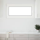 vidaXL Pinceablak RISOR 120 x 60 cm PVC és Üveg Fehér