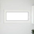 vidaXL Pinceablak RISOR 120 x 60 cm PVC és Üveg Fehér