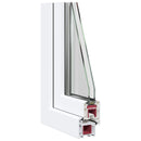 vidaXL Pinceablak RISOR 80 x 40 cm PVC és Üveg