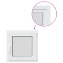 vidaXL Dönthető és forgatható pinceablak RISOR 50 x 50 cm PVC és Üveg