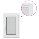 vidaXL Pinceablak RISOR 50 x 75 cm PVC és Üveg Fehér