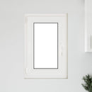 vidaXL Pinceablak RISOR 50 x 75 cm PVC és Üveg Fehér