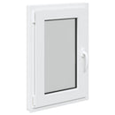 vidaXL Pinceablak RISOR 50 x 75 cm PVC és Üveg Fehér