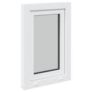 vidaXL Pinceablak RISOR 50 x 75 cm PVC és Üveg Fehér