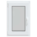vidaXL Pinceablak RISOR 50 x 75 cm PVC és Üveg Fehér