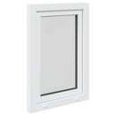 vidaXL Pinceablak RISOR 60 x 80 cm PVC és Üveg Fehér
