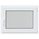 vidaXL Pinceablak RISOR 80 x 70 cm PVC és Üveg Fehér