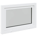 vidaXL Pinceablak RISOR 90 x 50 cm PVC és Üveg Fehér