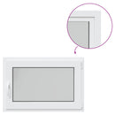 vidaXL Pinceablak RISOR 90 x 70 cm PVC és Üveg Fehér