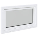 vidaXL Dönthető és forgatható pinceablak RISOR 100 x 70 cm PVC és Üveg