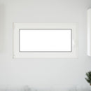 vidaXL Pinceablak RISOR 110 x 70 cm PVC és Üveg Fehér