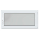 vidaXL Pinceablak RISOR 120 x 60 cm PVC és Üveg Fehér